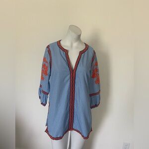GRETCHEN SCOTT EMBROIDERED top size m